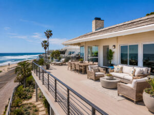 House in Carlsbad with EEE - balcony and stairs